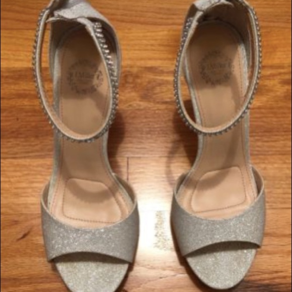 silver heels